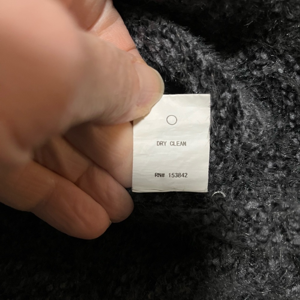 Code X Mode Charcoal Gray Distressed Sweater - Si… - image 5